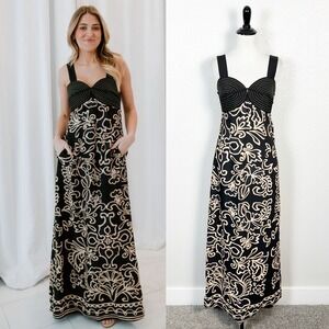 Ciebon Women's Carini Special Occasion Wedding Guest Sleeveless Maxi Dress Small